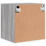 vidaXL Meuble TV mural sonoma gris 40 5x30x40 cm bois d'ingénierie