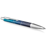 PARKER IM Premium Submerge  Stylo bille  Dégradé de bleu  recharge bleue pointe moyenne  Coffret cadeau