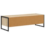 vidaXL Meuble TV Sonoma 100 x 36 5 x 30 5 cm Bois d'ingénierie