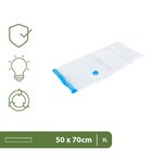 Pack and Move - Lot 10 Housses Rangement Sous Vide - Taille S 50 x 70 cm - Sac de Compression - Vêtements Pull Hiver - Petit Format - Fermeture Zip