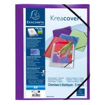 Chemise personnalisable à élastique PP Kréacover coloris assortis EXACOMPTA