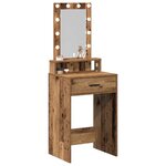 vidaXL Table de Toilette Marron 50 x 41 x 140 cm Bois d'ingénierie