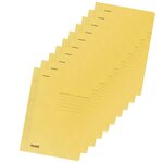 Chemise En Carte À Lamelle A4 - Jaune - X 100 - Falken