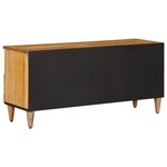 vidaXL Meuble TV Naturel 100 x 33 x 46 cm Bois de mangue massif