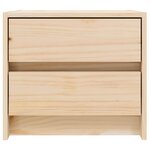 vidaXL Table de chevet 40x31x35 5 cm bois de pin massif