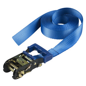 Sangle à Cliquet Certifiée  Bleu  6m x 35mm Sangle