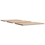 vidaXL Dessus de table 3 Pièces 80x53x1 7cm rectangulaire bois pin massif