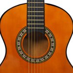 vidaXL Guitare classique pour débutants et enfants 1/2 34" Tilleul