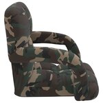 vidaXL Chaise de sol réglable avec accoudoir