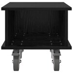 vidaXL Meuble TV Chêne noir 37 x 35 x 35 cm Bois d'ingénierie