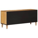 vidaXL Meuble TV Naturel 105 x 33 5 x 46 cm Bois de mangue massif
