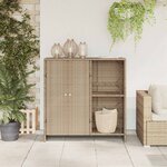 vidaXL Armoire de rangement avec étagère Beige 100 x 36 x 102 cm Rotin