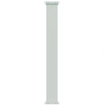 vidaXL Auvent latéral rétractable de patio 117x600 cm Noir