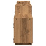 vidaXL Étagère murale chêne artisanal 129x18x42 cm bois d'ingénierie