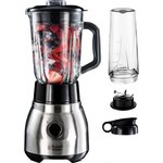 Russell Hobbs 23821-56 Mixeur Electrique Jug Blender Haute Puissance 600W 1,5L et Blender Nomade