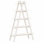 vidaXL Étagère 5 niveaux en forme de A 110x40x180 5 cm bois pin massif