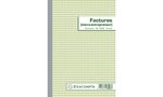 Manifold Factures micro-entrepreneur 21x14 8cm - 50 feuillets autocopiants dupli EXACOMPTA