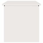 vidaXL Boîte de Rangement Extérieure Blanc 55 x 50.5 x 50 cm