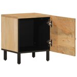 vidaXL Table de chevet 40x33x46 cm Bois de manguier solide