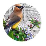 Pièce de monnaie 20 Dollars Canada Jaseur d’Amérique 2022 – Argent BE