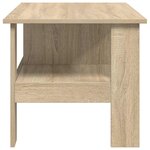vidaXL Table basse Chêne Sonoma 90 x 50 x 45 cm Bois d'ingénierie