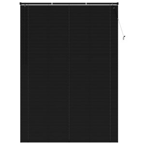 vidaXL Store Vénitien Réglable Noir 213 x 140 cm PVC