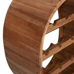 vidaXL Casier à bouteilles 13 bouteilles Bois d'acacia massif