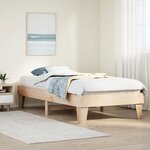 vidaXL Cadre de lit sans matelas 100x200 cm bois massif de pin
