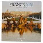 Grand calendrier mural 29x29cm France 2020 DRAEGER