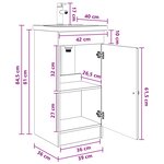 vidaXL Meuble de salle de bain avec évier Chêne artisanal