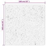 vidaXL Tapis HUARTE à poils courts doux et lavable gris 160x160 cm