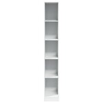 vidaXL Garde-robe Blanc 30x50x200 cm Bois d'ingénierie