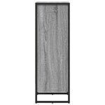 vidaXL Bibliothèque Gris Sonoma 80 x 30 x 155 cm Bois d'ingénierie