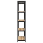 vidaXL Bibliothèque chêne artisanal 60 x 30 x 153 cm Bois d'ingénierie
