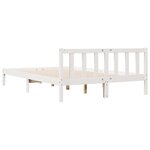 vidaXL Cadre de lit extra long sans matelas 160x210 cm bois massif pin