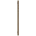 vidaXL Tête de lit murale Marron miel 156x3x91 5 cm Bois massif de pin