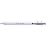 Stylo à bille rétractable 4 couleurs iZee  blanc PENTEL