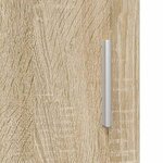 vidaXL Ensemble d'armoire de salle de bain TULUM Chêne Sonoma