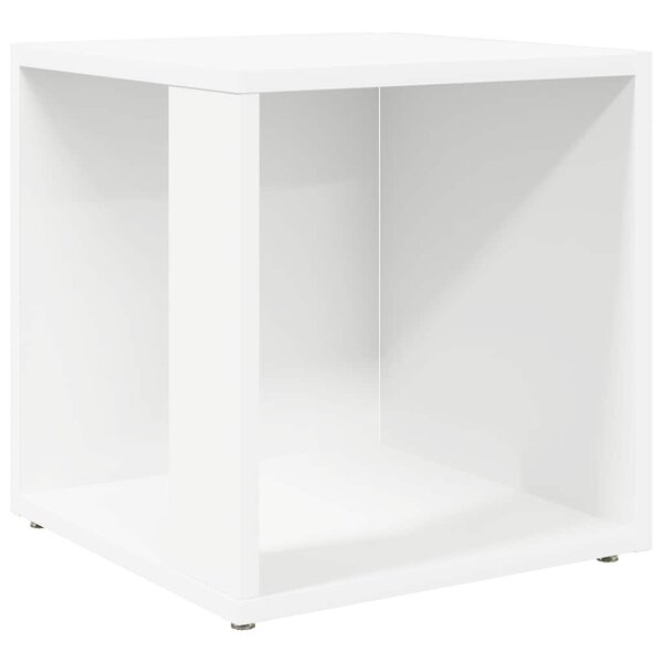 vidaXL Tables d'appoint 33 x 33 x 34 cm Engineered wood Blanc