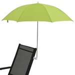 vidaXL Parasols de chaise de camping 2 Pièces Vert 105 cm