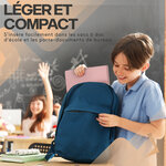 ACROPAQ 12x Classeur A4- 4 Anneaux- Dos 2 5 cm pour 100 feuilles- Étiquettes de Dos- PP- Souple- Résisitants à l'eau- Couleur Terre