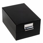 Boîte de rangement Logik - format intérieur 170 x 120 mm - noir