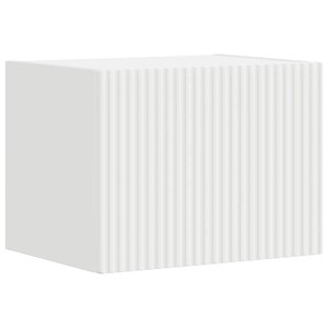 vidaXL Meuble TV mural Blanc 60 x 31 x 29.5 cm Bois d'ingénierie