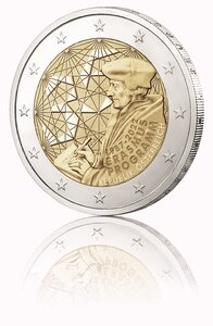 Pièce de monnaie 2 euro commémorative Autriche 2022 - Programme Erasmus