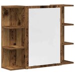 vidaXL Ensemble de meubles salle de bain 3 Pièces bois d'ingénierie