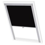 vidaXL Store occultant roulant Noir FK06