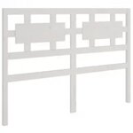 vidaXL Cadre de lit Blanc Bois massif 200x200 cm