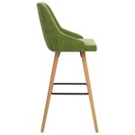 vidaXL Tabourets de bar lot de 2 vert clair velours