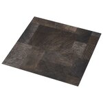 vidaXL Dalle de plancher autoadhésif PVC 5 11 m² marron structure bois