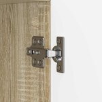 vidaXL Buffet Chêne Sonoma 89 x 34 5 x 80 cm Bois d'ingénierie